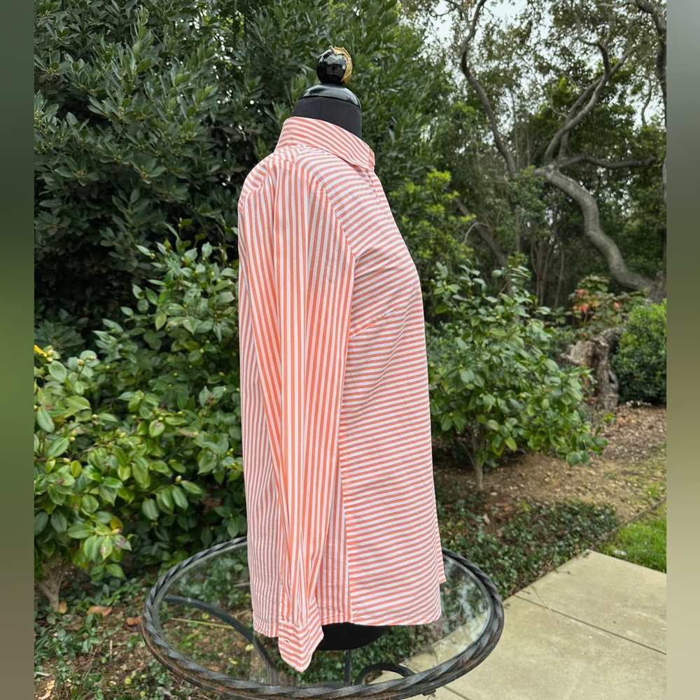 J. Mclaughlin Pattern-Block Button Down Shirt - S… - image 3